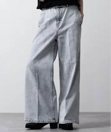 CLEL 빈티지 디자인 플레어 데님 팬츠