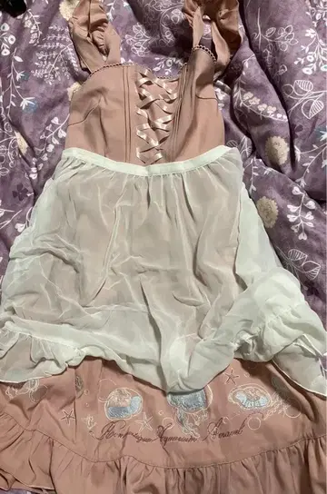 Amavel jellyfish aquarium 점프 스커트 핑크