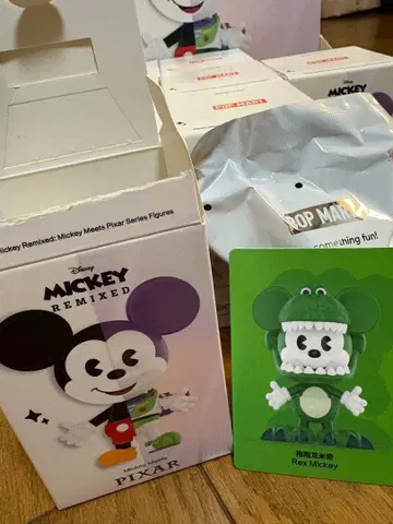 POP MART Mickey Meets Pixar Rex Mickey
