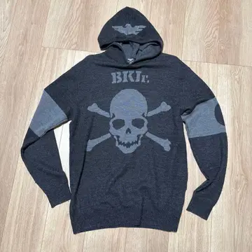 반반피가로 브로켄jr. 스컬 디자인 니트 후드티 L 사이즈