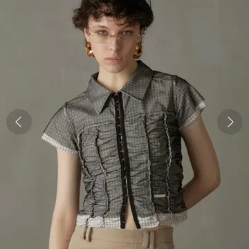PRANK PROJECT 리버서블 시어 레이어드 체크 셔츠