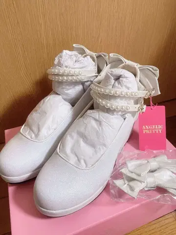 미사용 새상품 플리마켓 슈즈 화이트 L