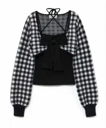 BUBBLES 버블스 리본 니트 앙상블