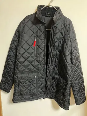 블랙 퀼팅 자켓