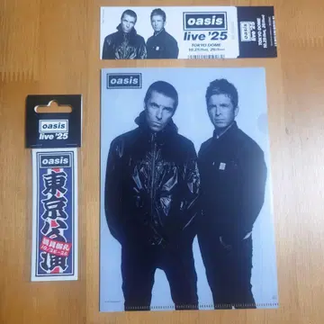 oasis 메모리얼 티켓 스티커 세트