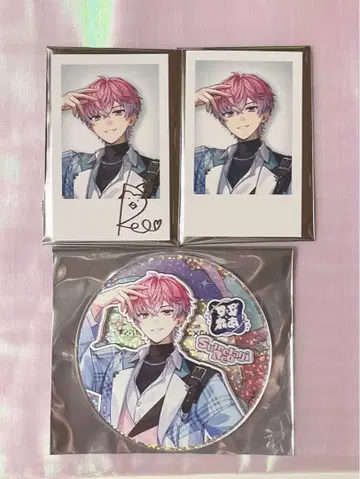 니지산지 스메라기 레오 폴라로이드풍 카드 아크릴 코스터 Gratte