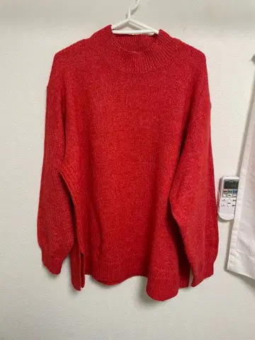 니코앤드 니트 빨간색 레드 오렌지 L 사이즈