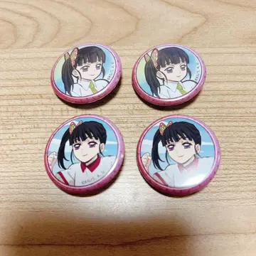 귀멸의 칼날 키메츠 학원 제비뽑기 캔뱃지 츠유리 카나오 1