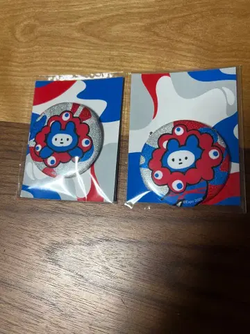 2개 세트 킷코짱 미야쿠미야쿠 반짝반짝 캔뱃지