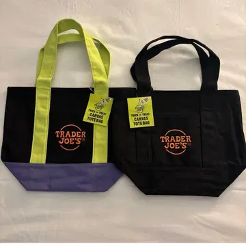 [현지 구매] Trader Joe's 트레조 한정판 미니 토트 2개