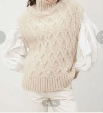 미라 오웬 퍼프 슬리브 케이블 베스트