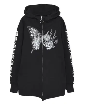 ililil 디스토피아 하이넥 모즈 후드티