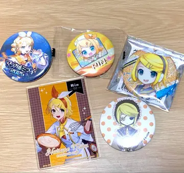 카가미네 린 굿즈 캔뱃지 아크릴 플레이트