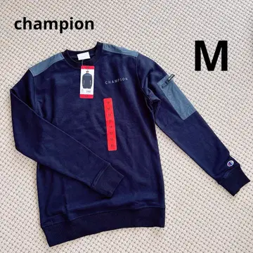 챔피온 남성용 트레이닝복 맨투맨 블랙 M