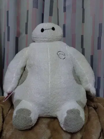 베이맥스 봉제 인형 빅 화이트