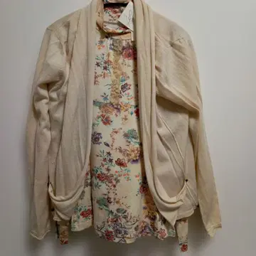 고베 올웨이즈 가디건 L 사이즈와 티셔츠 LL 사이즈 택 포함 새상품