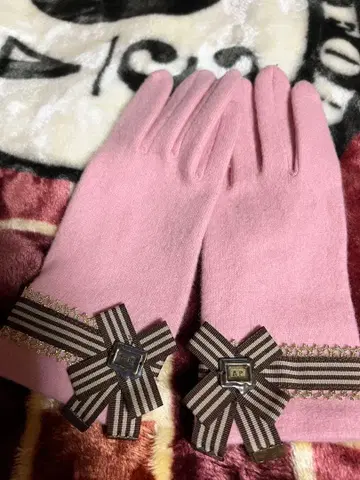 [ 새상품급 ] 레어 Angelic Pretty 핑크 장갑