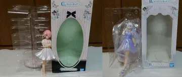 [ 개봉 완료 ] 제일복권 리제로 에밀리아 라미 피규어 2세트