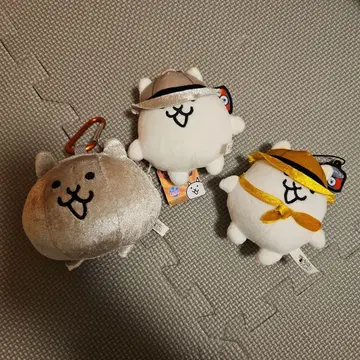 냥코 대전쟁 가마트토 탐험대 봉제 인형 파우치 세트