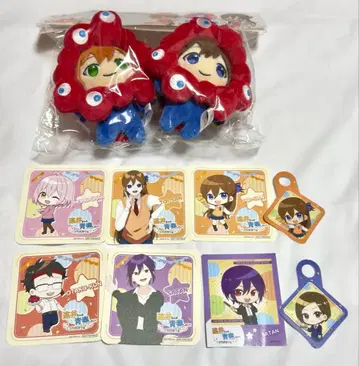 토오이 씨(젤) x 미야쿠미야쿠 만박 콜라보 봉제 인형 키링 덤 포함