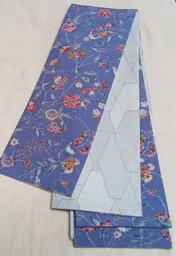 No.1688 순수 실크 반폭 오비 헤코 오비 핸드메이드