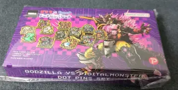 고질라 VS 디지털 몬스터 도트 핀즈 세트