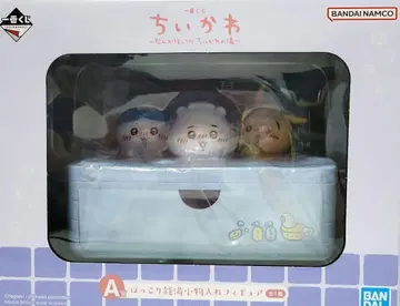 제일복권 치이카와 (먼작귀) A상 포근한 목욕탕 소품함 피규어