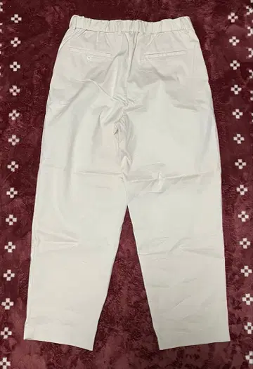 URBAN RESEARCH DOORS 턱 팬츠 슬랙스 화이트