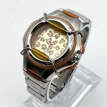 카시오 Baby-G 새상품 배터리 교체 완료 레오파드 G-MS 메탈 밴딩