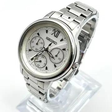 고품질 SEIKO 세이코 손목시계 솔라 데이트 작동품