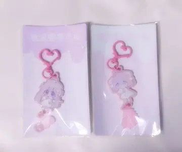 모모네치노이 키링 2개 세트 미개봉