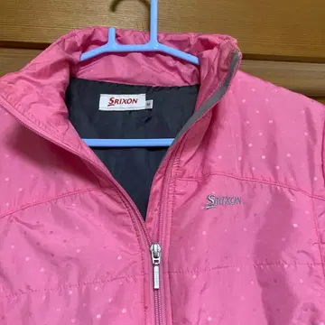Srixon 핑크 도트 무늬 자켓 M
