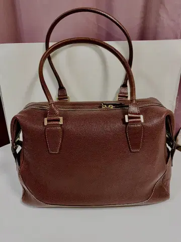 미사용 츠치야 가방 브라운 토트백 숄더