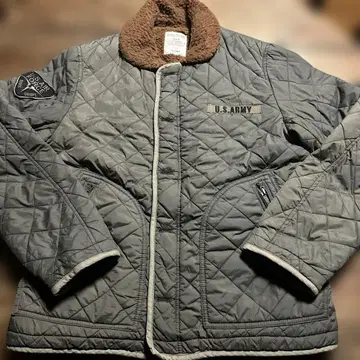 BACKNUMBER 백넘버 밀리터리 자켓 보아 안감 포함 그린 M 사이즈