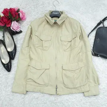 G9468*엘르 나일론 자켓 블루종 베이지 38