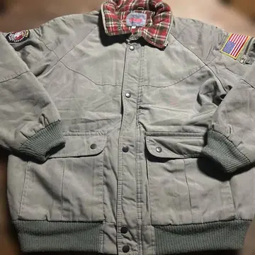 LIPPER IPCB 밀리터리 자켓 기모 안감 올리브 그린 XL 사이즈