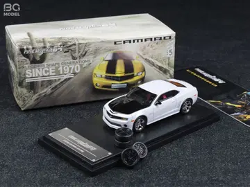 1/64 Fine Works64 쉐보레 카마로 5세대 휠 포함 화이트