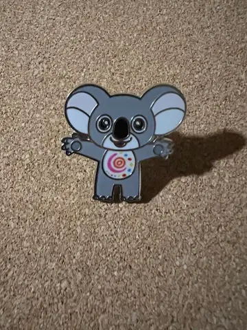 오사카 엑스포 호주 코알라 핀 배지
