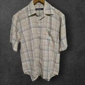 상태 B 노티카 체크 무늬 버튼 셔츠