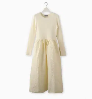 Face sans fard Beatrice 도킹 원피스 리브 니트