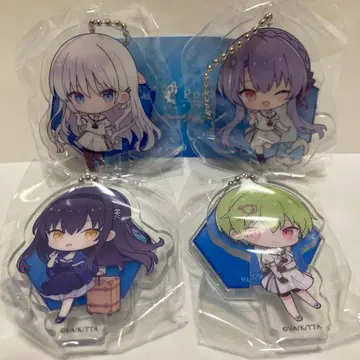 서머 포켓 가챠 아크릴 키체인 캡슐 토이 시로하 아오 메키