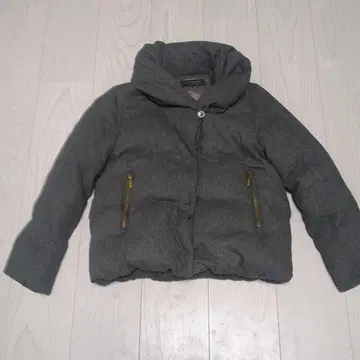 스픽 앤 스팬 [ 36 ] 다운 자켓 숄카라 울 혼방 숏