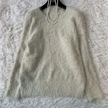 BARNYARDSTORM V넥 샤기 니트 풀오버 F 사이즈