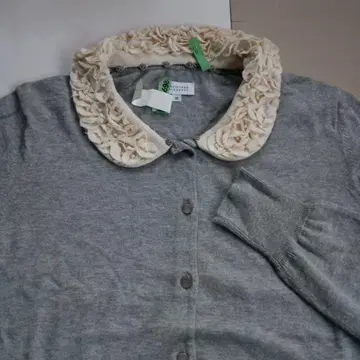 옷깃 탈부착 니트 가디건 매킨토시 철학