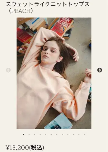 피누에 맨투맨 니트탑