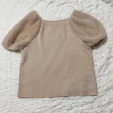 [ LOULOU WILLOUGHBY ] 퍼 슬리브 풀오버