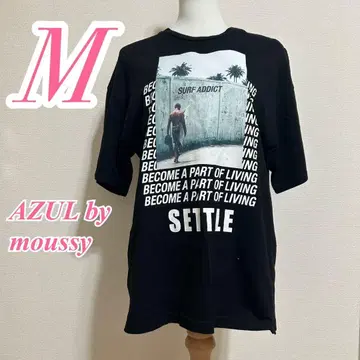 AZUL by MOSSY 아줄바이마우지 블랙 화이트 T셔츠