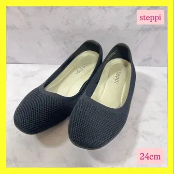 새상품급 steppi 스테피 발수&세탁 가능한 니트 신발 스퀘어 펌프스