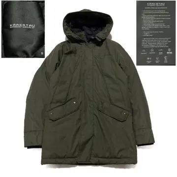KRAKATAU 스노클 후드티 고기능 다운풍 코트 극한지 사양 M 상당