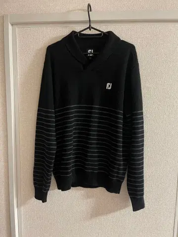 FJ 블랙 스트라이프 스웨터 (JP-F17-39)